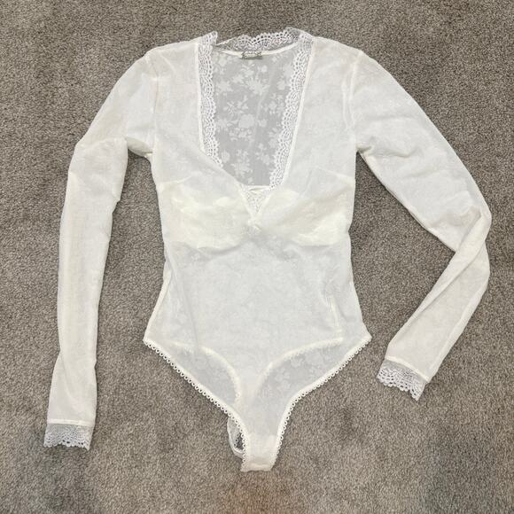 new Intimately Free People small Babes in Bandeaus lace bodysuit BC 2857 - Picture 7 of 9